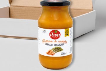 LOTE DE CREMA DE ZANAHORIA 530 GR. 12 UNIDADES