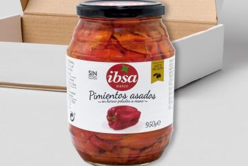 CAJA PIMIENTOS ASADOS 950 GR. - PACK 6