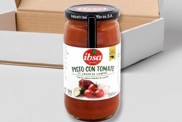LOTE DE PISTO CON TOMATE 350 GR. 12 UNIDADES