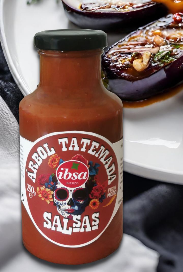Berenjena con Piña y Salsa Árbol Tatemada - IBSA
